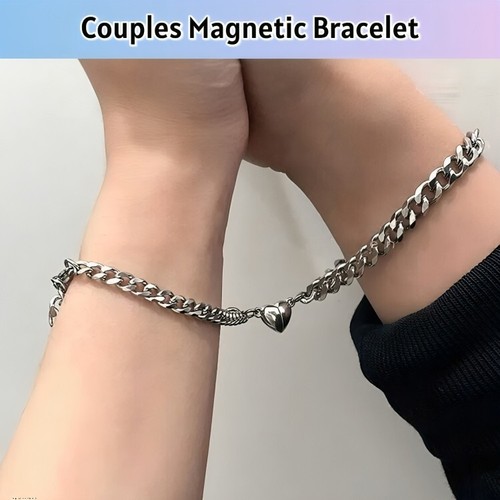 2pcs magnetic couple bracelets - 2pcs,