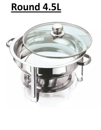 Stainless steel round chafing - stainless,