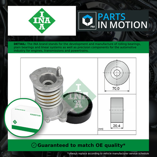 Aux belt tensioner - tensioner, fits