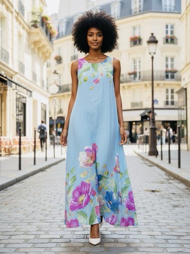 Italian linen dress - italian, dress￼