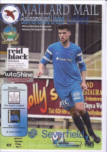 2016 ballinamallard utd v - 2016/17,