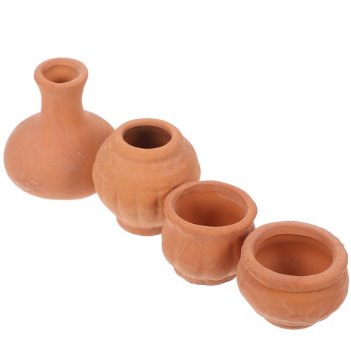 Pcs terracotta pots mini - 4,