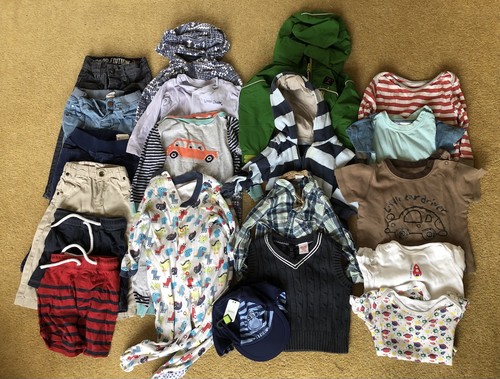 Months baby boy clothes - 12-18,