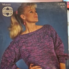 Sirdar 8135 Sweater DK 28-40"