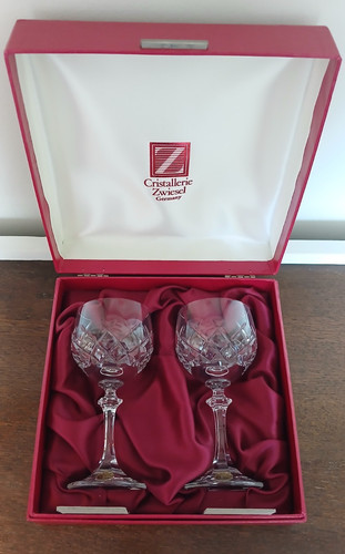 Two cristallerie zwiesel lead - cristallerie,
