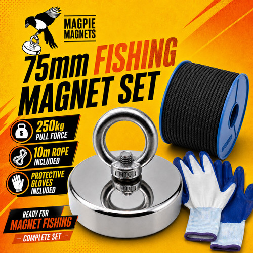 Fishing magnet set neodymium - fishing,