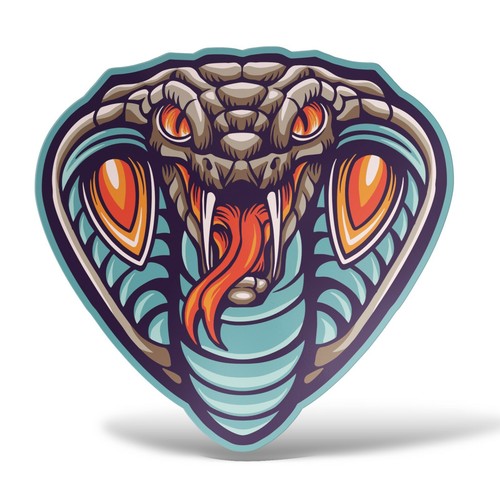 Sticker snake cobra - sticker,