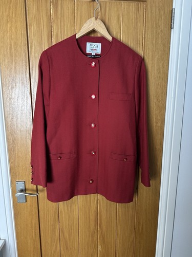 Avoca collection red blazer - red,