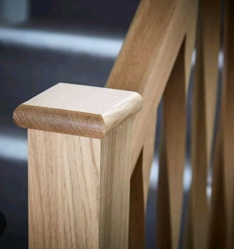 Oak staircase newel - staircase,