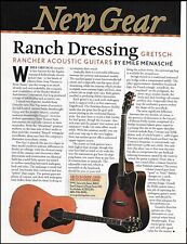 The 2004 Gretsch Rancher Acoustic Guitar review article pin-up photo print