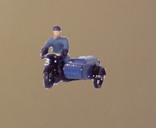 P&D Marsh N Gauge N Scale X78 RAC Motorcycle patrol painted