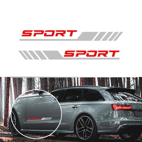 2pcs car door side sport - car,