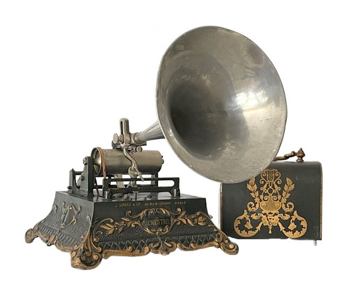 Antique pathe menestrel dual - menestrel,