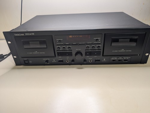 Tascam 202 mkvii dual cassette - tascam,
