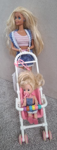 Barbie shelly stroller - barbie,