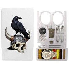 'Raven on Viking Skull' Mini