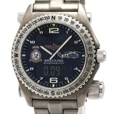 BREITLING Emergency SQUADRON Royal Air Force RAF Watch E56121 Polished