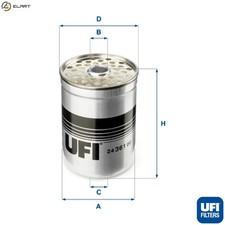 FUEL FILTER 24.361.00 FOR