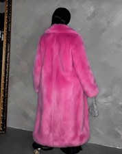 Lady Plus Size Winter Fashionable Fluffy Long Coat Fall Cloth For Women Autumn