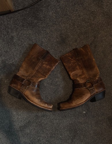Frye harness distressed brown - frye,