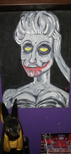 Haunted antique painting - haunted,