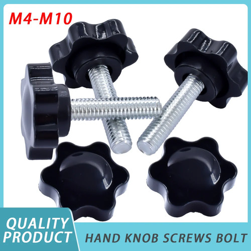Star hand knob screw m6 - knob,