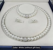 3PCS Bridal Pearl Jewelry Set