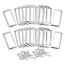 20X 83x30mm Metal Label Holder