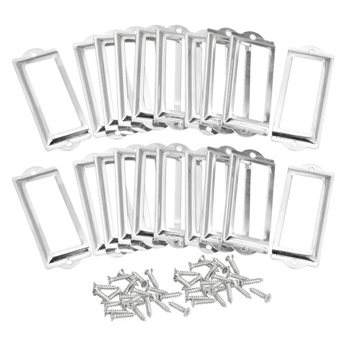 20x 83x30mm metal label holder - label,