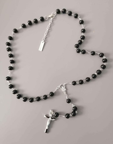 Mens fashion rosary - mens, rosary/crucifix