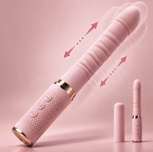 Thrusting dildo sex - thrusting,
