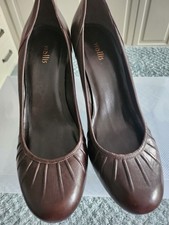 Ladies Brown Shoes By Wallis Size 40