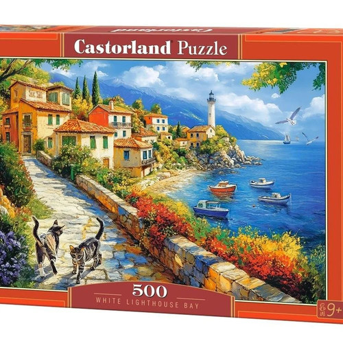 Puzzle 500 white - puzzle,