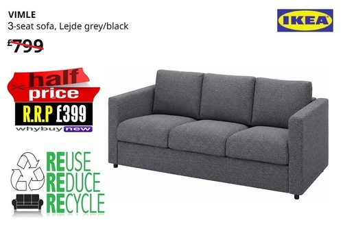 Rrp 799 ikea vimle three - ikea,
