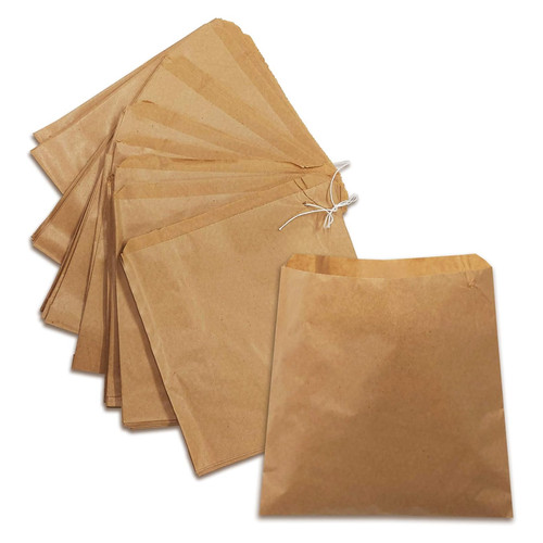 Brown paper bags with - brown,