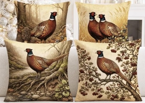 4pcs pheasant design - 4pcs,