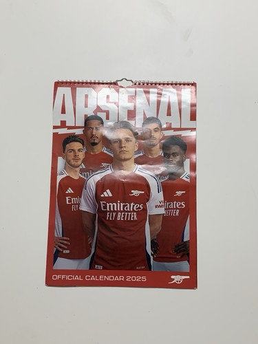 Arsenal official calendar 2025 - official,