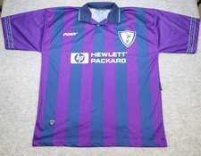 Vintage Tottenham Hotspur Shirt Extra Large Purple Away Kit 1995 1996 Jersey