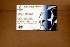 Used Ticket - Celtic v Anderlecht 5.11.2003