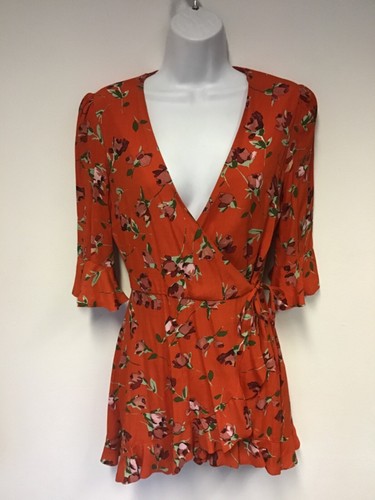 Brand new zara red floral - zara,