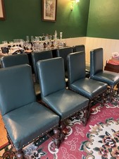 8 Edwardian Green Leather