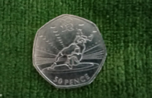 Olympics 50p coin 2011 - olympics, uk
