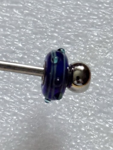 Trollbeads retired blue dew - trollbeads,