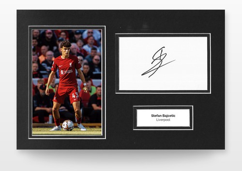 Stefan bajcetic signed 12x8 - signed,