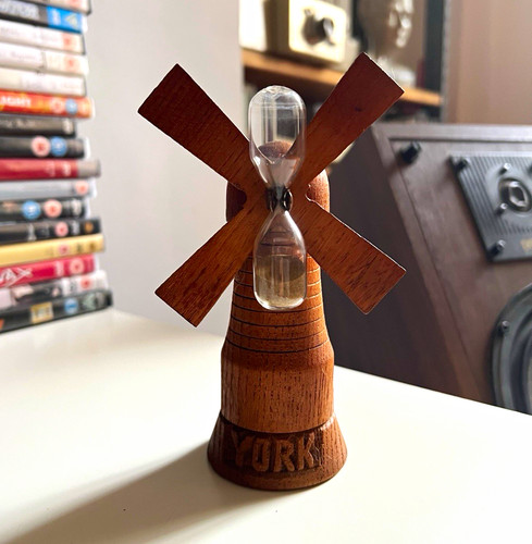 Vintage wooden york windmill - vintage,