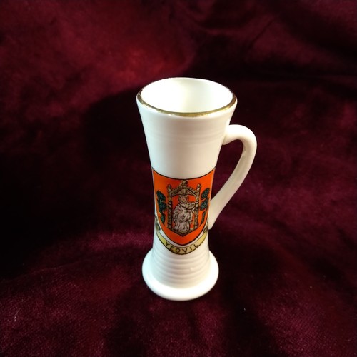 Crested china goss twin - w.h.,