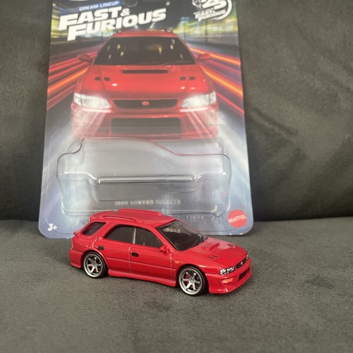 Hot wheels red subaru - ‘99,