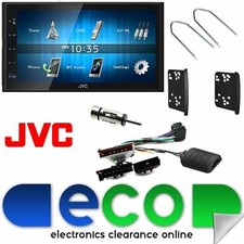 Ford Transit MK6 JVC 6.8" Double Din Bluetooth USB Car Stereo Steering Wheel Kit