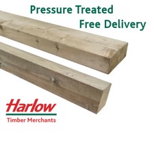 Timber Pressure Treated Sizes 4x3 6x3 8x3 4x4 C16 Tanalised Wood Thick Joists