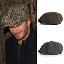 Newsboy Flat Cap Baker Boy Gatsby Men Retro Peaky Blinders Hat